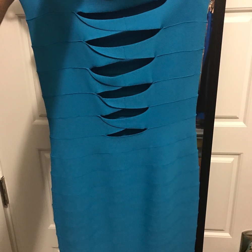 Bandage dress-cut out back